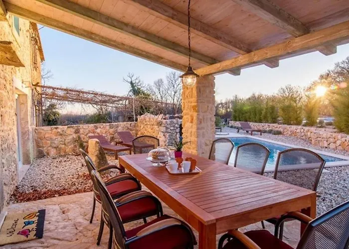 Romantic Stone With Pool And Waterfall, In A Quiet Area - By Traveler Tourist Agency Id 2162